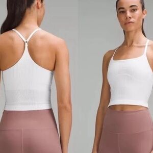 lululemon strappy seamless yoga shelf tank